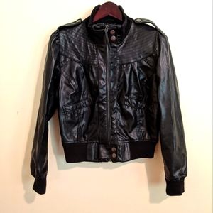Faux Leather Jacket